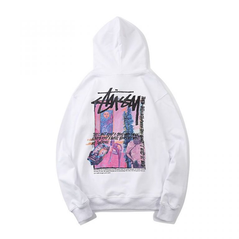 Stussy Hoodie #207 Daydream - White - Stussy Store | Fashion Streetwear