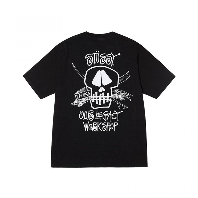 Stussy T-shirt #109 Black Short Sleeve Spider - Stussy Store | Fashion ...