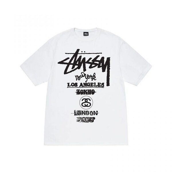 Stussy T-shirt #109 Black Short Sleeve Spider - Stussy Store | Fashion ...