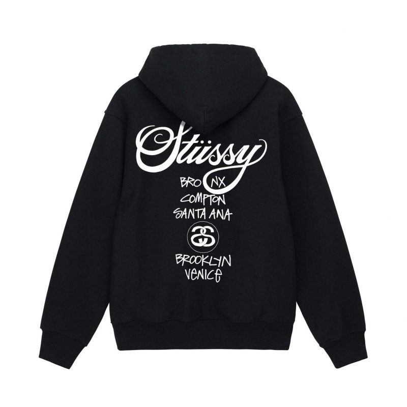 Stussy Hoodie #206 Black Parade - Stussy Store | Fashion Streetwear