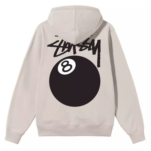 Stussy Apricot Zip Up 8 Ball Hoodie - Stussy Store | Fashion Streetwear